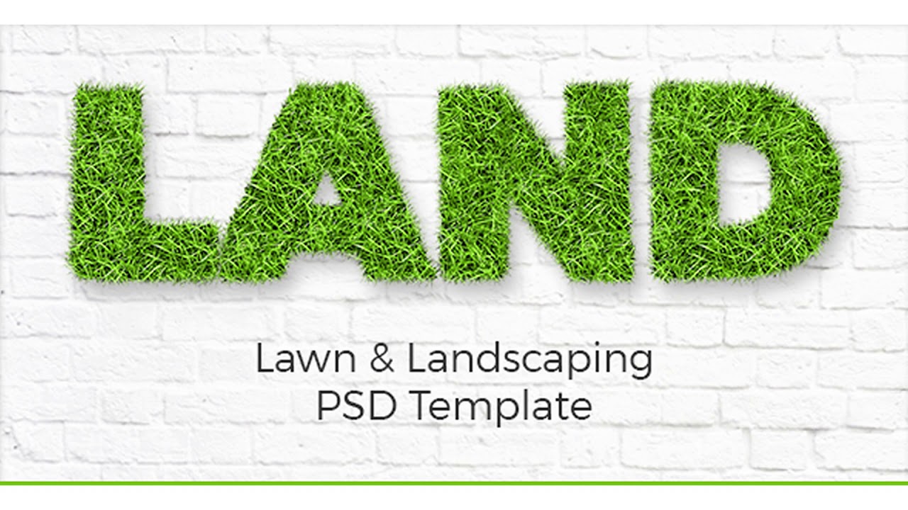 Land - Lawn & Landscaping PSD Template | Themeforest Website Templates and Themes