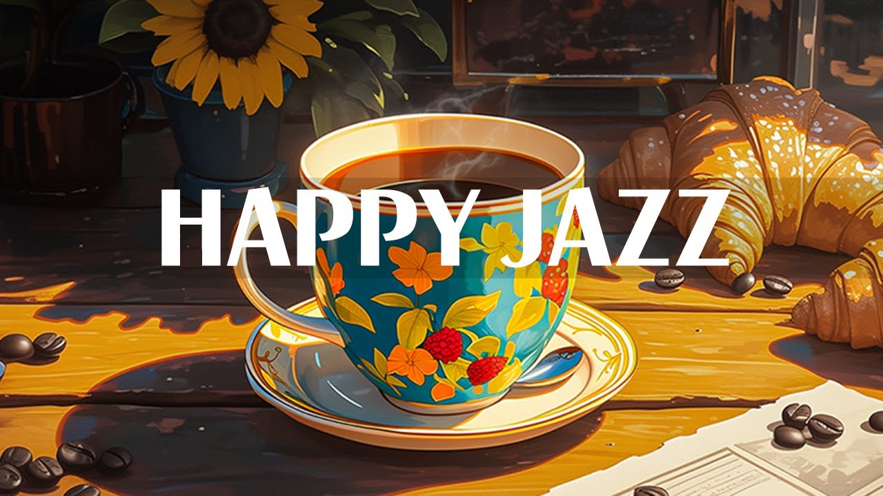 ⁣Happy Jazz Instrumental - Morning Relaxing Jazz Piano Music & Smooth Bossa Nova for Stress Relie
