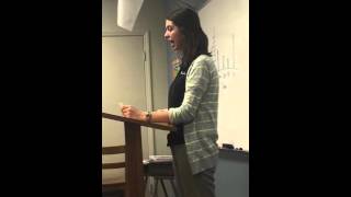 Chloe's Communication class - current event speech