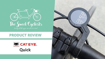 Sleek and stylish - CatEye Quick Cycling Computer Review - feat. Speed Sensor + Round Display