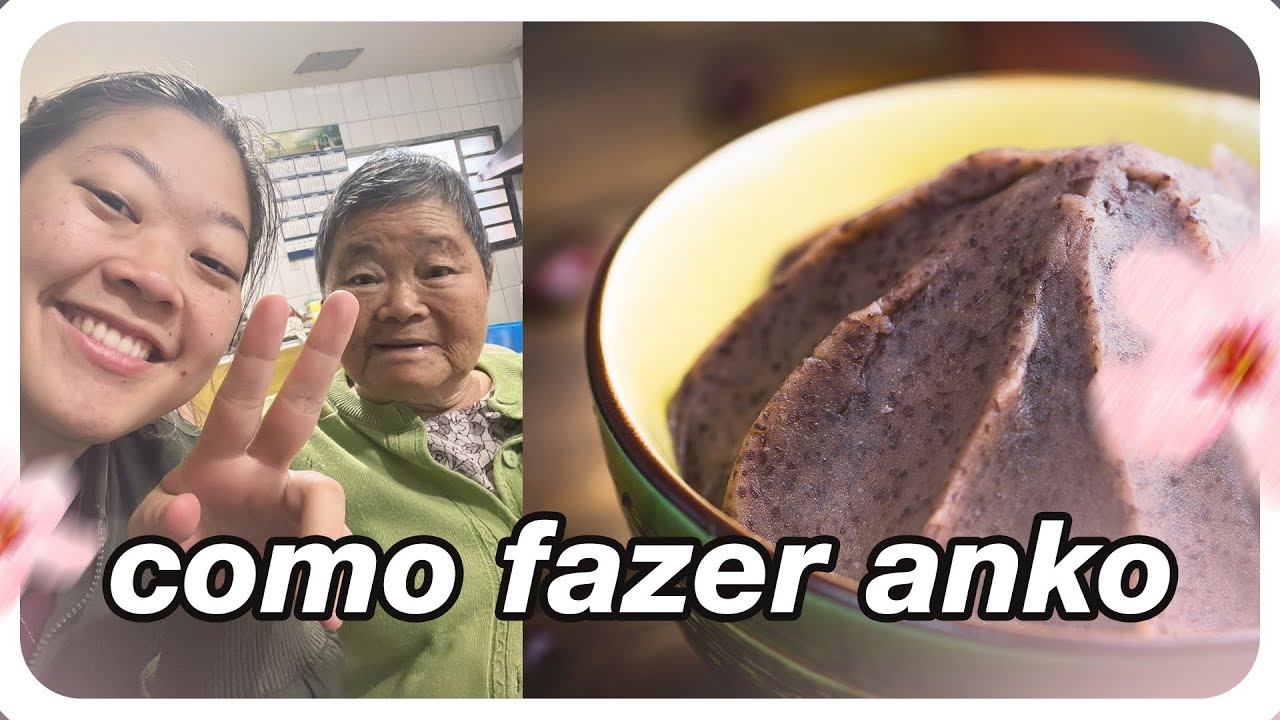 RECEITA DE ANKO OU DOCE DE FEIJÃO DA BA