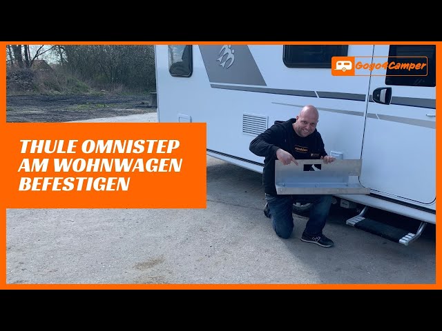 Thule Omnistep Trittstufe am Wohnwagen befestigen - Unterkonstruktion aus  Edelstahl