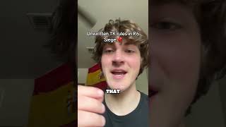 Unwritten rules about R6 Siege 💔 #omixx #r6siege #rainbowsixsiege