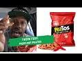 taste test: fiery hot Peatos | Chris C-Snacks Clarke for hot for food