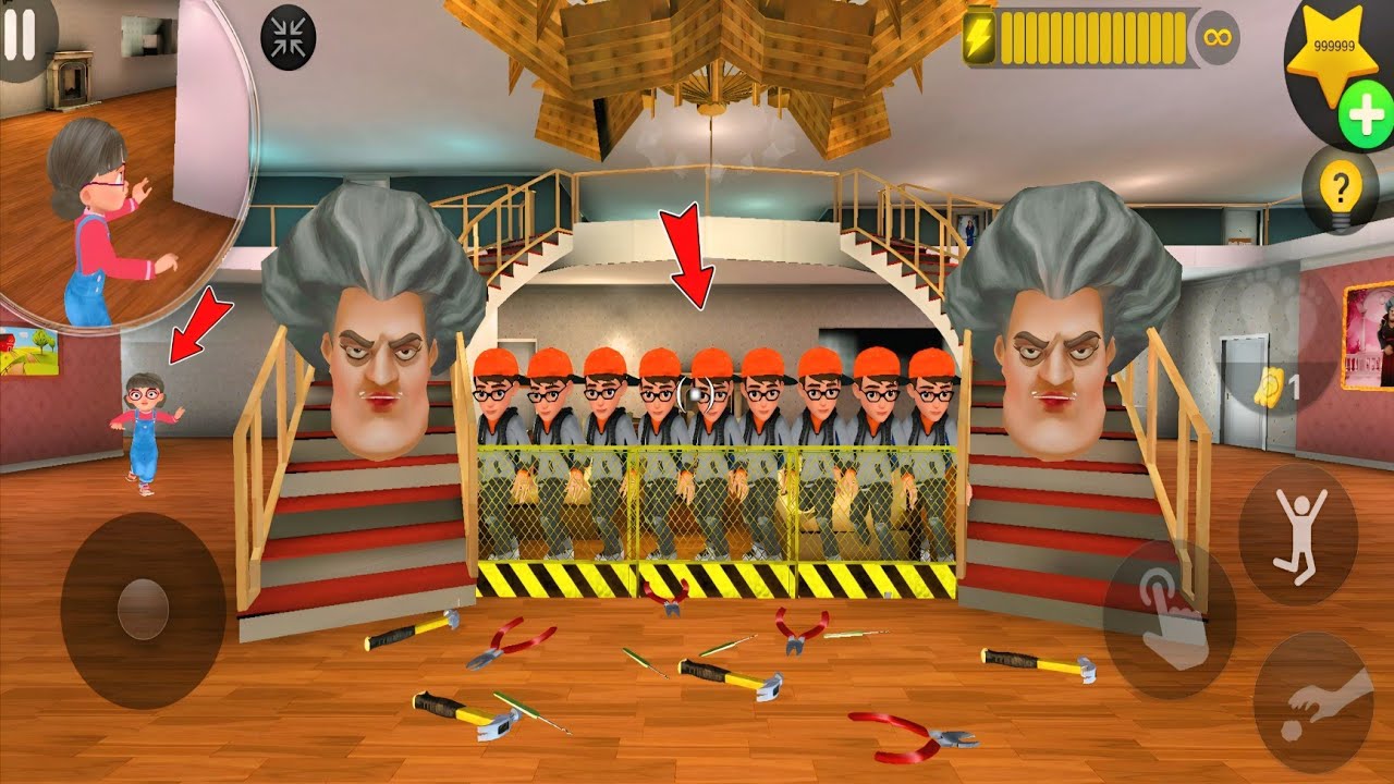 Miss T vs 10 Nicks! The Craziest Prank Ever 😂 | Scary Teacher 3D