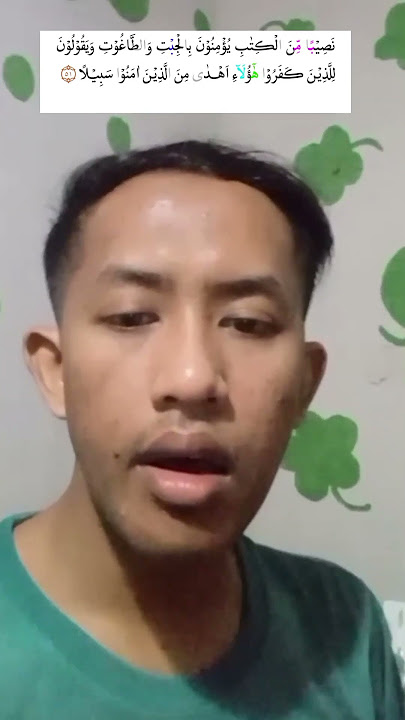 Masih Pemula Qs,  An Nisa' Ayat 51 #TilawahAnNisa#Ngajipagi#BacaanIndah