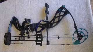 Bowtech Eva Shockey. Set up and first shots.