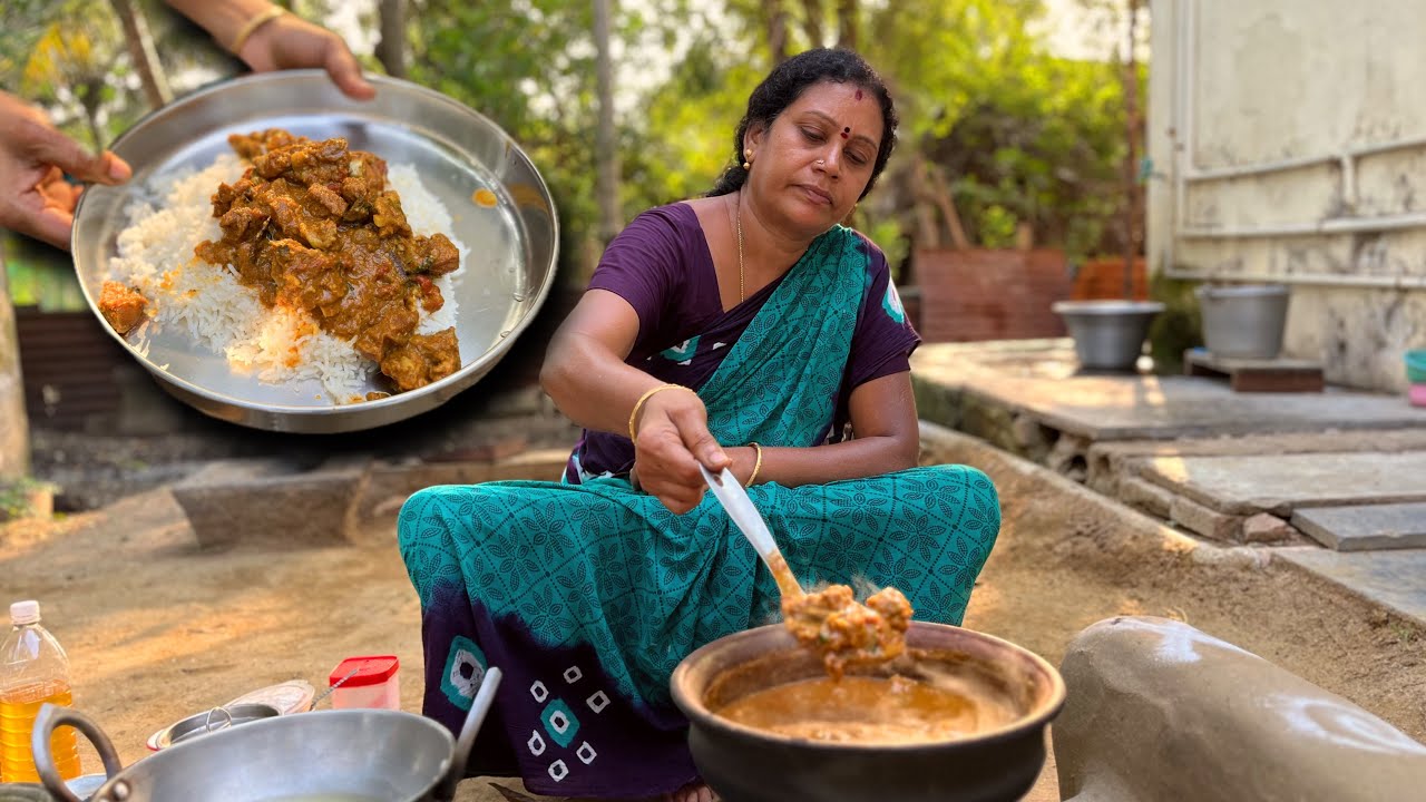 கிராமத்து முறையில் ஆட்டுக்கறி குழம்பு ரெடி😋👌🏼💥/ Mutton gravy recipe🫰🏻 