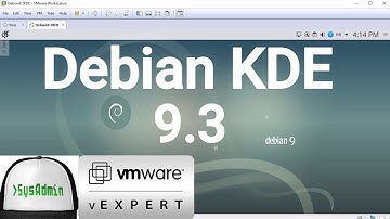 Debian 9.3 KDE Installation + VMware Tools + Overview on VMware Workstation [2017]
