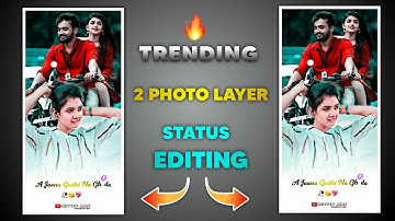 2 Layer Photo Video Editing ! Alight Motion Lyrics Video Editing ! Nagpuri Song Lyrics Status Edit