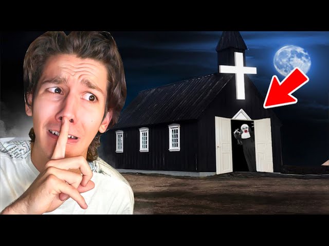 Surviving 24 HOURS in a HAUNTED CHURCH... (Bad Idea) | NichLmao