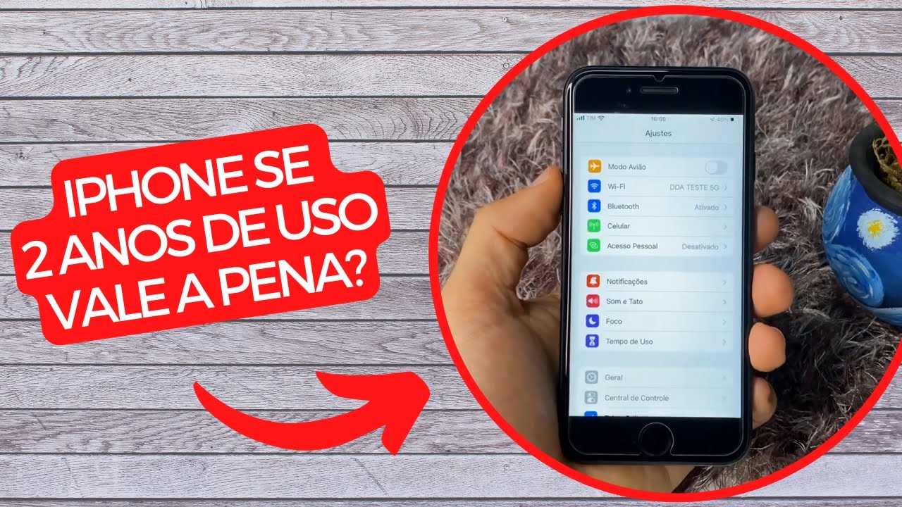 IPHONE SE COM DOIS ANOS DE USO - YouTube