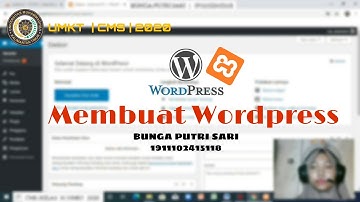 Tugas UAS Pemograman Web Berbasis CMS | Bunga Putri Sari (1911102415118) | Kelas N | UMKT 2020