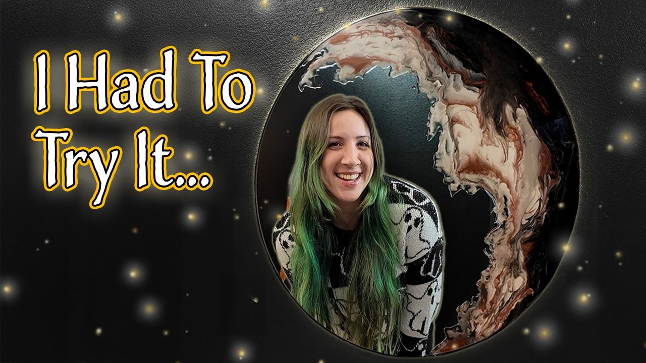 Вот что происходит, когда вы заливаете зеркало смолой...