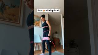 Butt burn  with hip band! #shortvideo #fitness #workfromhome
