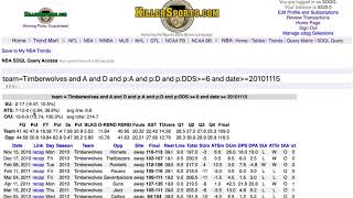 Active NBA SDQL OU Query of the Day - 20200224