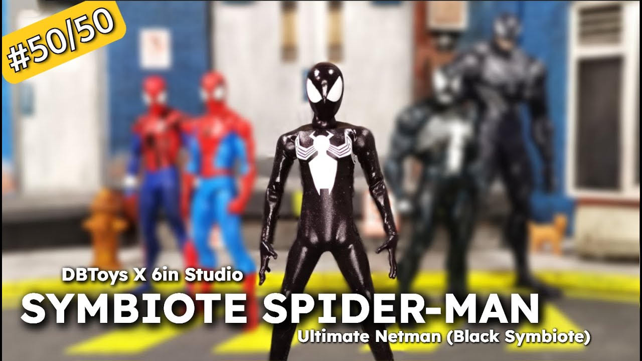DB Toys Ultimate Spider-Man (Symbiote Black Spider Hero) 1/12