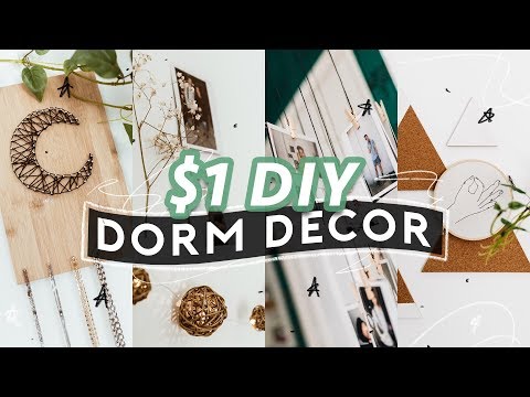 $1-diy-dorm-room-decor-(2018)-✏️-super-easy-+-aesthetic-//-lone-fox