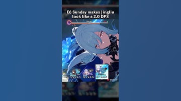 E6 SUNDAY MAKES JINGLIU LOOK LIKE A 2.0 DPS
