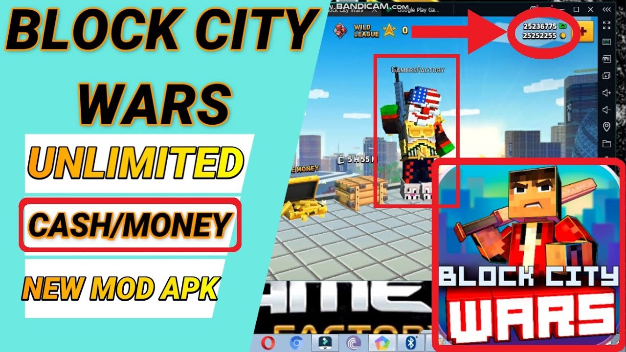 BLOCK CITY WARS UNLIMITED MONEY CASH MOD APK│NEW VERSION 2021 UPDATE