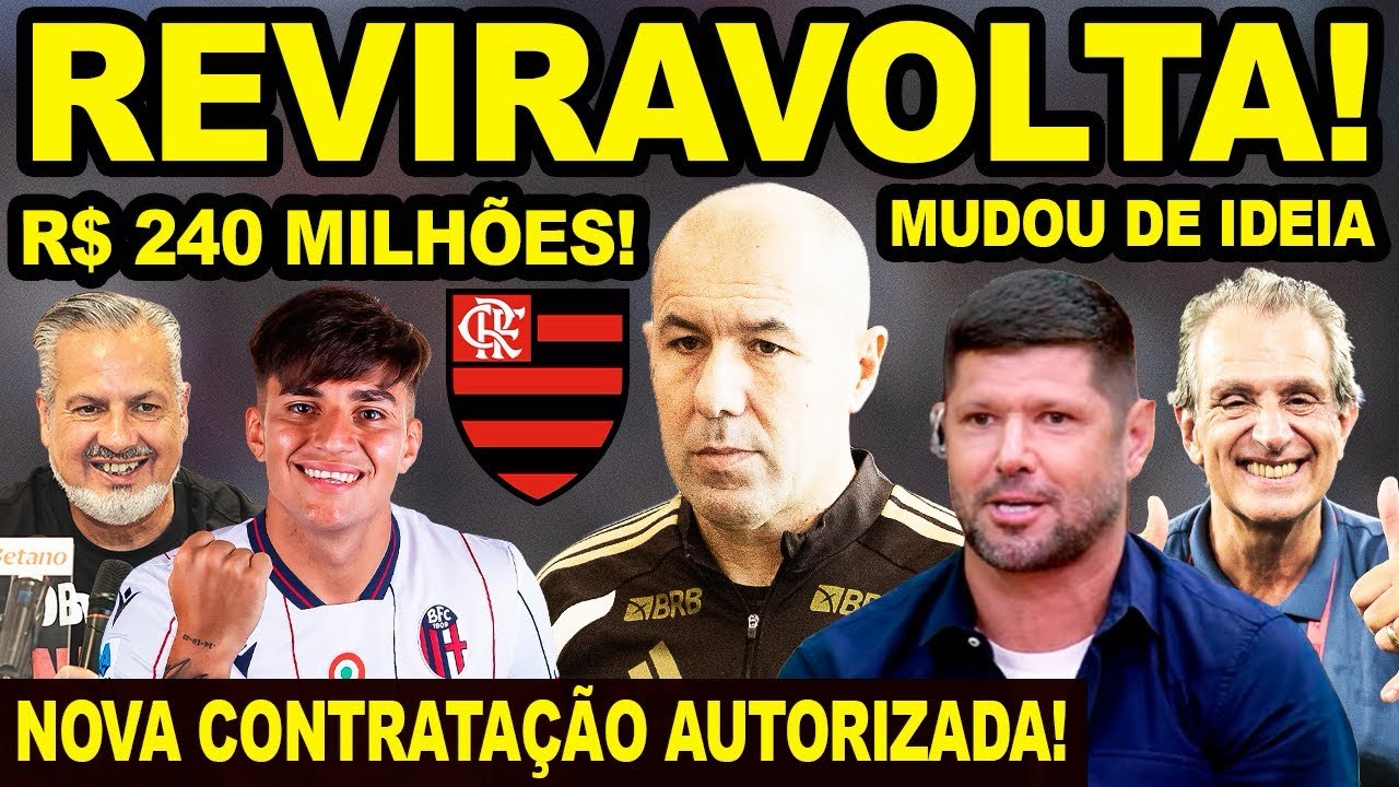 240 MILHÕES! NOVO ATACANTE NO FLAMENGO! LEONARDO JARDIM PEDE CONTRATAÇÃO! FÁBIO LUCIANO VOLTOU ATRÁS