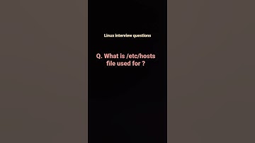 etc hosts ip address #linux #shorts