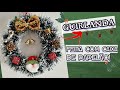 DIY| GUIRLANDA DE NATAL FEITA COM CAIXA DE PAPELÃO