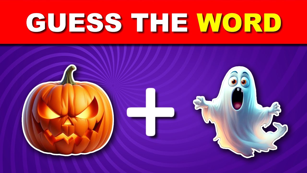 Guess the WORD by Emojis - Halloween Editions 🎃👻🤔 Emoji   