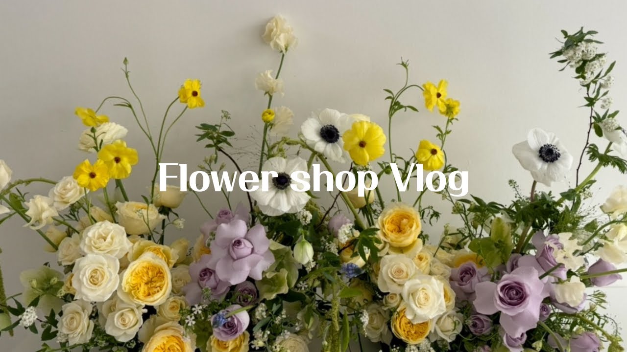 (ВЛОГ) Благодарная неделя, проведенная за любимым делом – работой флориста 🤍 (Открытие цветочного...