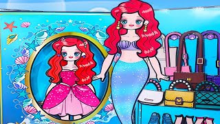 Quiet Book Cute Mermaid DIY 3D Book Immersive and ASMR