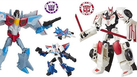Transformers Robots in Disguise Combiner Force, Starscream, Autobot Drift, Stormshot Face Off TOYS