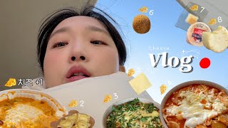 Cheese Youtuber or Mukbang Youtuber 🙄 | Tteokbokki, Rapokki, Chicken, Green Tea Cake | Mukbang Vlog