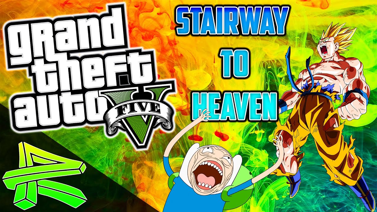 GTA 5 Online Funny Moments - Stairway To Heaven, Messing With Friends ...
