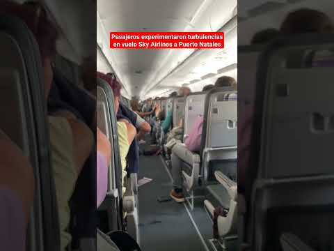 Risas y pánico por turbulencias en vuelo a Puerto Natales