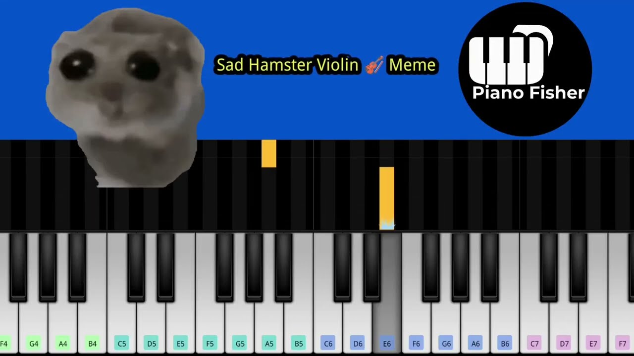 Easy – Sad Hamster Violin Meme Piano Tune + Note