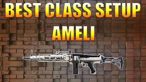 Call of Duty Advanced Warfare: BEST CLASS SETUP - "AMELI" - (AMELI LIGHT MACHINE GUN)