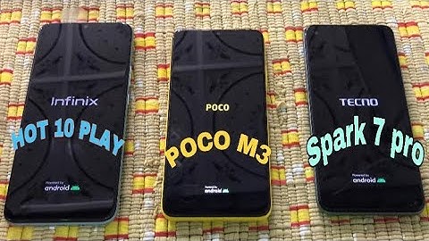 Xiaomi Poco M3 and Infinix Hot 10 Play and TECNO Spark 7 Pro Speed Test! PUBG MOBILE GAME TEST,