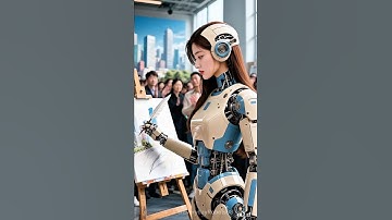 Humanoid Robot Paints Like a Real Artist! #robot #shorts #robotics #futuretech #aitechnology #ai