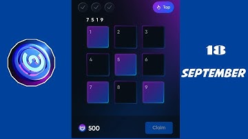 ONUS daily code Today 18 September l onus tap tap daily code l ONUS daily code