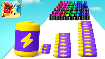 Satisfying Mobile Game Battery Run Top Free Gameplay Walkthrough All Levels Latest Update Max Speed