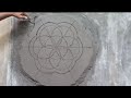 Amazing plaster design flowers