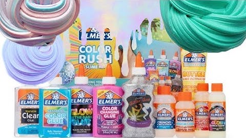 Elmers Color Rush Slime Kit!