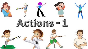Từng vựng tiếng anh về hành động, hoạt động của con người. Actions name in English P.1