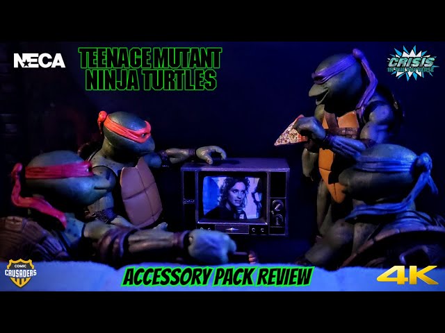 NECA Toys Teenage Mutant Ninja Turtles 1990 Movie Accessory Set Review