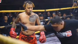 WITO SAMPITAK VS NCUS TAMPANS FULL FIGHT BAR BAR K.O. BRUTAL NCUS DITANDU KELUAR RING‼️