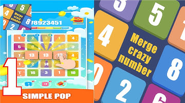Merge crazy number Gameplay Walkthrough Part 1