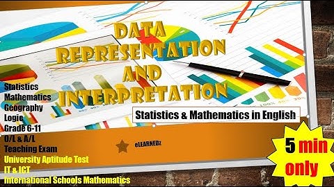 Data Representation and Interpretation in English (II)