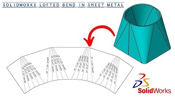 Development of Transition Pieces, by using Solidworks: Surface Development: Circular to Rectangular