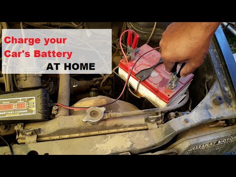 How to Charge Battery of Car at Home.