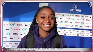 ⚽️ PSG 1-0 Fleury [Finale CDFF] Laurina Fazer remercie le PSG Fan Club Guadeloupe de leur soutien